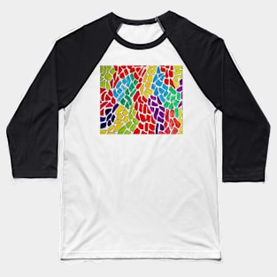 Stocksom Number 1 Mosaic Baseball T-Shirt